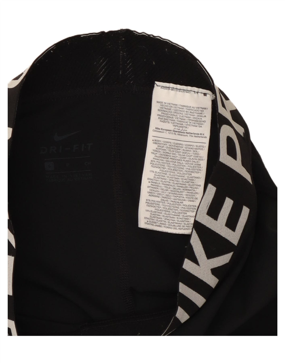 Leggings cu grafic pentru femei Nike UK 8 Mic, negru, poliester Sport