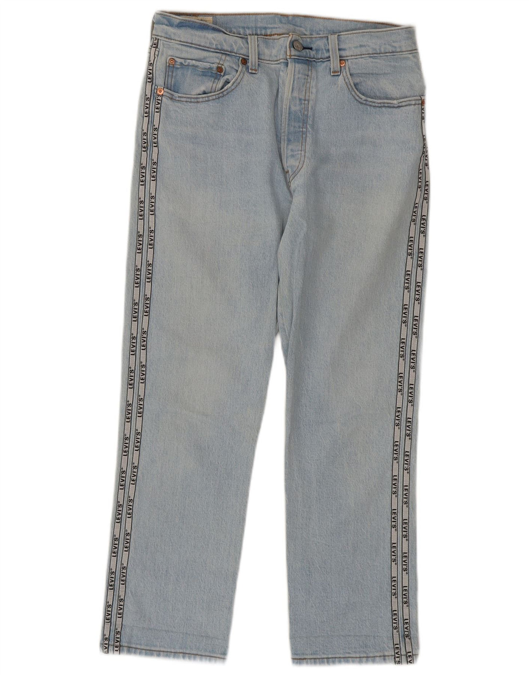 Blugi drepti 501 Graphic pentru femei Levi's W30 L26 Blue Colorblock