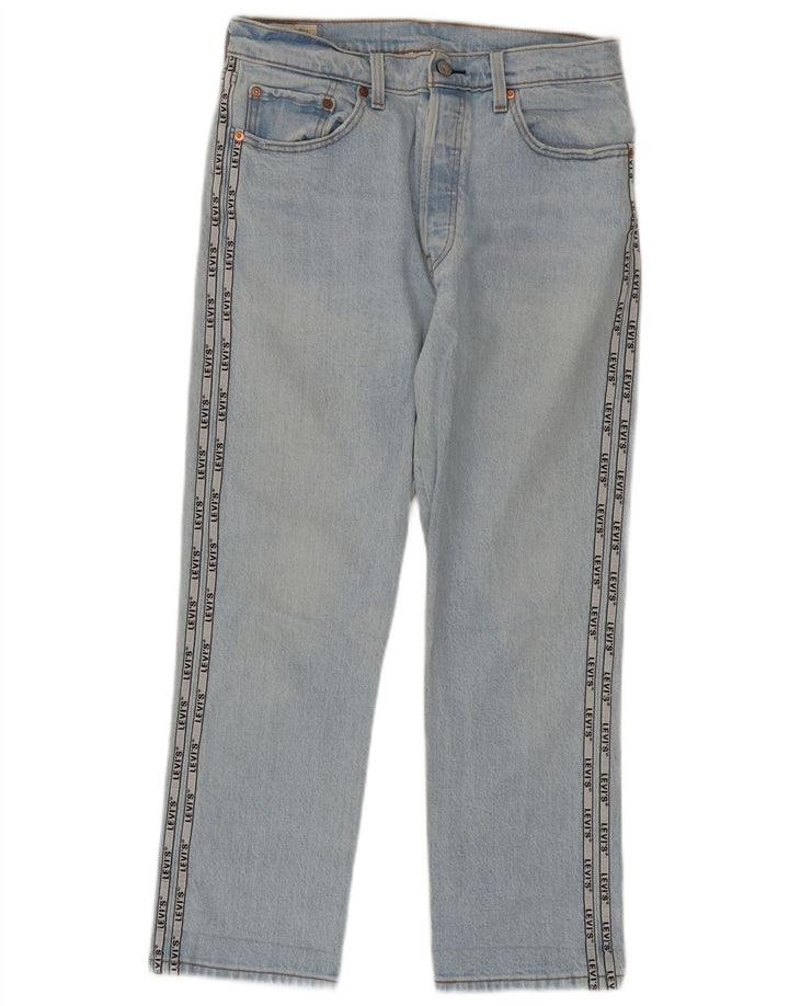 Blugi drepti 501 Graphic pentru femei Levi's W30 L26 Blue Colorblock