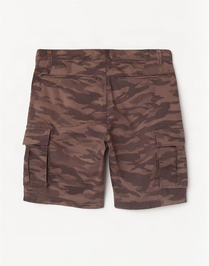 In Extenso Pantaloni scurți pentru bărbați obișnuiți cargo W36 mare, gri, camuflaj, bumbac