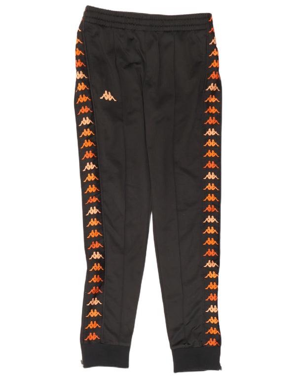 Pantaloni de trening cu grafic pentru femei Kappa Pantaloni de jogging UK 10 Small Black