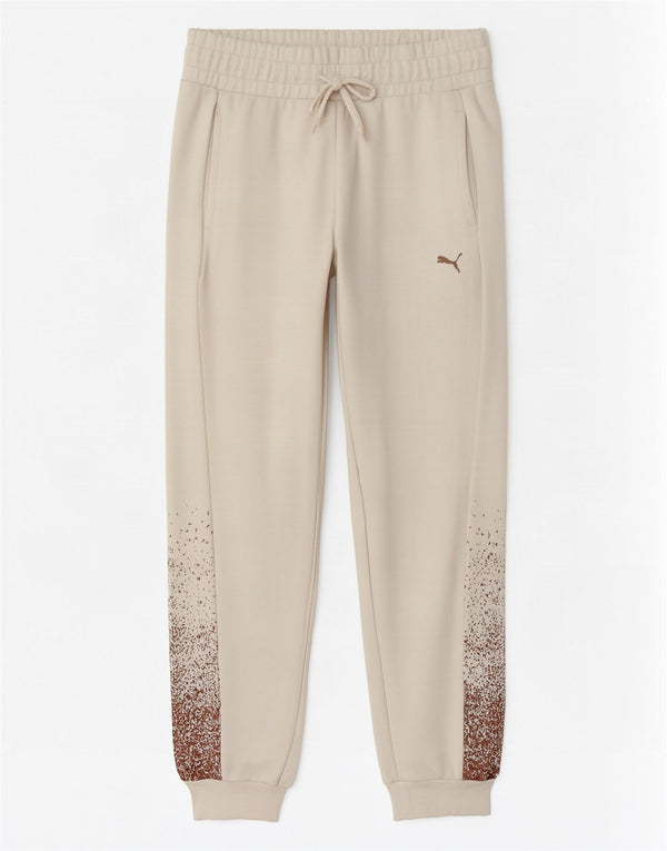 Pantaloni de trening Puma pentru femei Joggeri UK 6 XS White Spotted