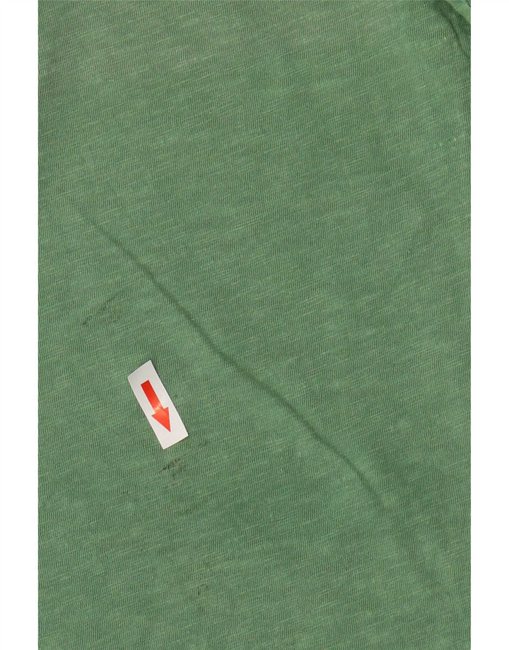 Tricou pentru bărbați Levi's Top din bumbac cu pete verde mediu