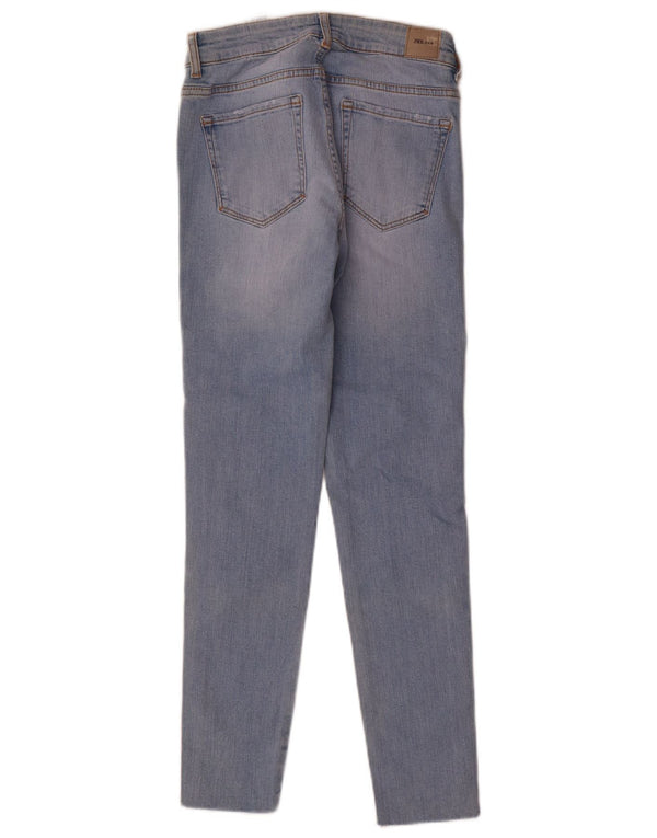 Blugi skinny dama Zara EU 38 Mici L28 L27 Bumbac albastru