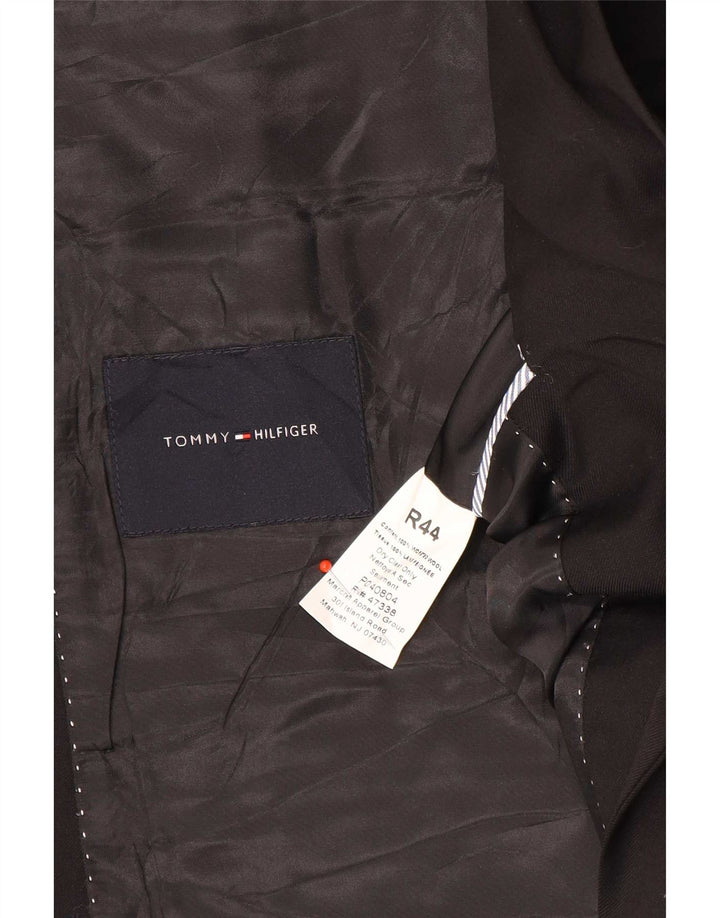 Jachetă pentru bărbați Tommy Hilfiger, cu 2 nasturi, UK 44 2XL Lână neagră