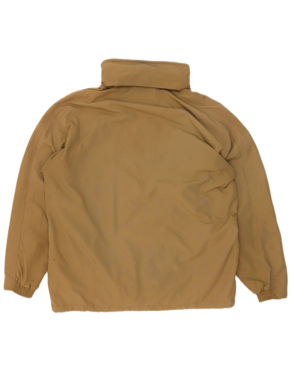 Jachetă de ploaie Diadora pentru bărbați cu glugă UK 42 XL Kaki Poliamidă