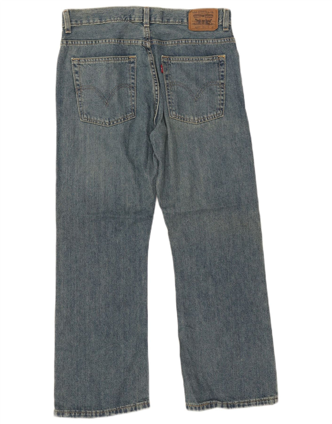 LEVI'S Jeans Husky Bootcut pentru baieti 11-12 ani W32 L27 albastru bumbac