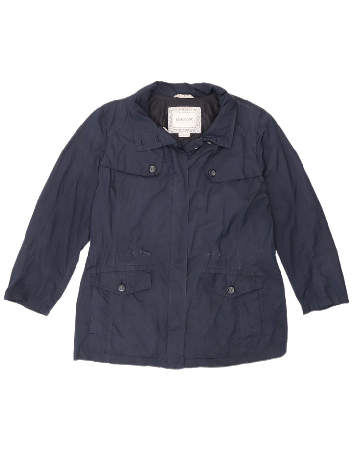 Geacă Utilitară Geox Respira pentru femei UK 14 Poliester mare bleumarin