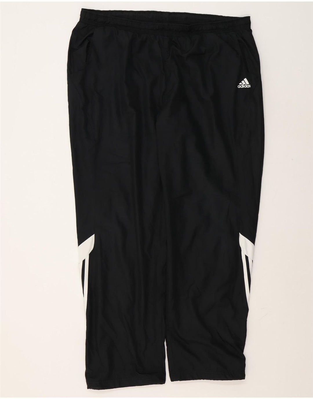 Pantaloni de trening Adidas pentru bărbați 2XL, negru, poliester bloc de culoare
