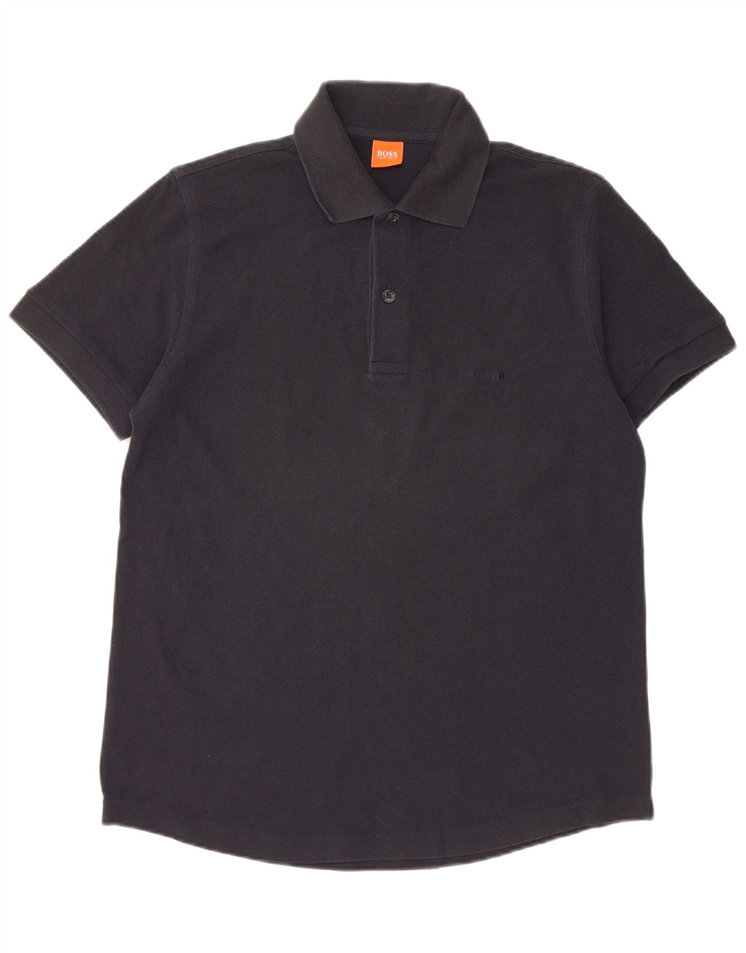Tricou polo pentru bărbați Hugo Boss, bumbac mediu negru