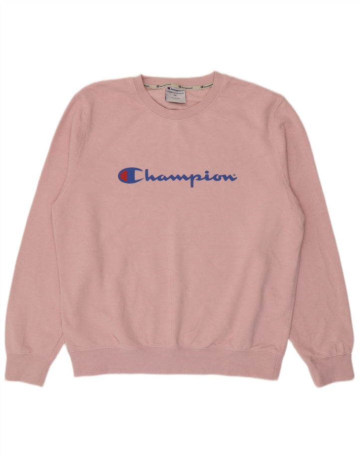 Pulover grafic pentru bărbați Champion, bumbac roz 2XL