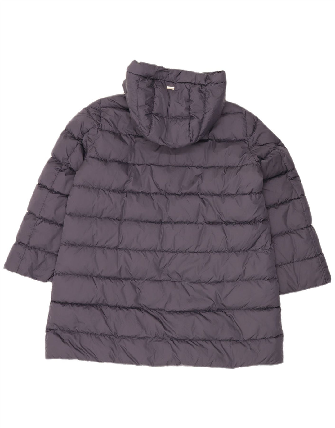 Palton căptușit cu glugă supradimensionat pentru femei Herno IT 48 XL poliamidă gri