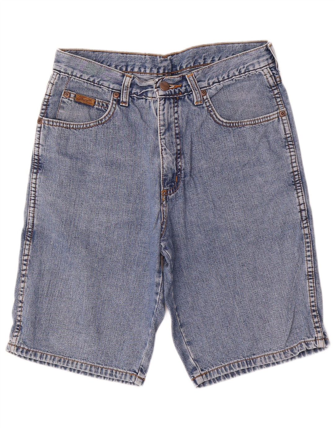 Pantaloni scurți din blugi pentru bărbați Wrangler W28 Medium Blue