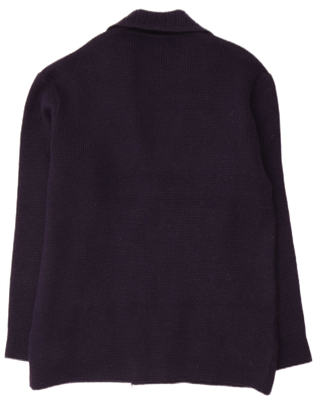 Pulover cardigan pentru bărbați Settebello, lână, albastru, mediu