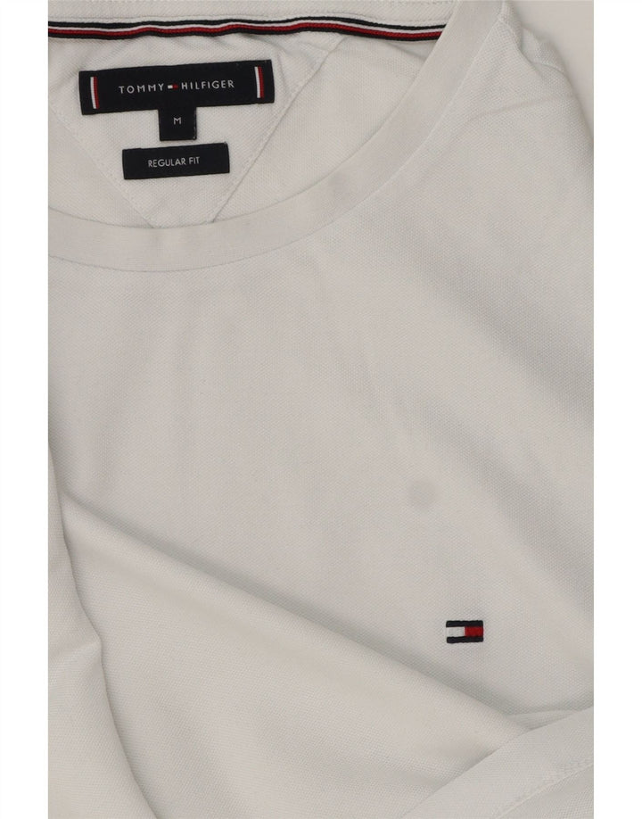 Tricou Tommy Hilfiger pentru bărbați, cu tăiere obișnuită, cu dungi albe medii