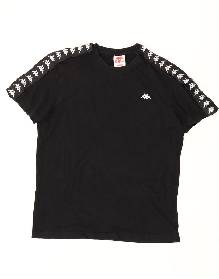 Tricou grafic pentru bărbați Kappa Top Mediu Negru