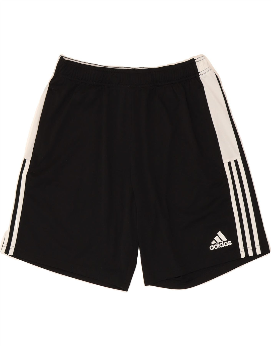 ADIDAS Mens Aeroready Sport Shorts Large Black Colourblock Polyester Vintage Adidas and Second-Hand Adidas from Messina Hembry 