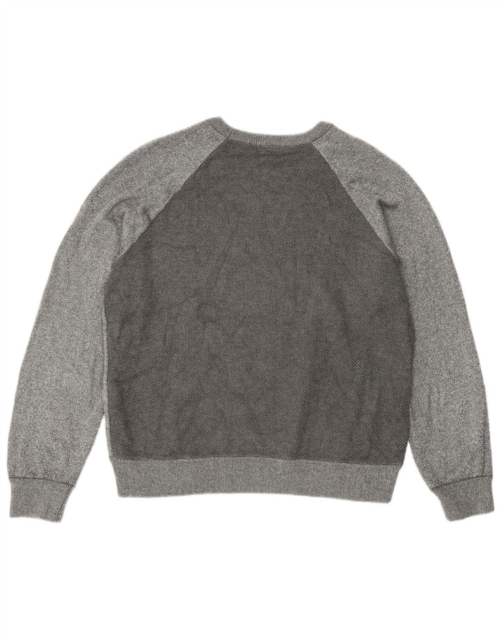 Pulover pentru femei Liu Jo cu decolteu triplu UK 14, argintiu, mare