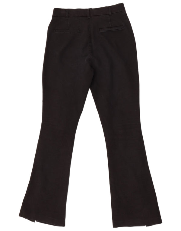 Pantaloni casual pentru femei Flare Zara Mediu L28 L32 Negri