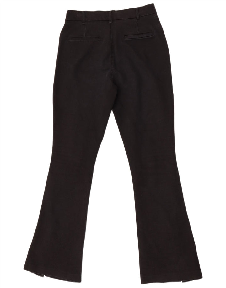 Pantaloni casual pentru femei Flare Zara Mediu L28 L32 Negri