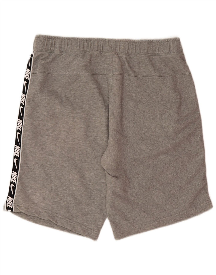 Pantaloni scurți sport grafic Nike pentru bărbați, mari, gri, blocuri de culoare