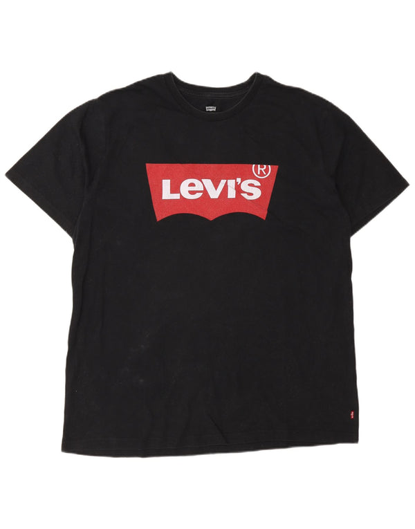 Tricou grafic pentru bărbați Levi's Top XL bumbac negru