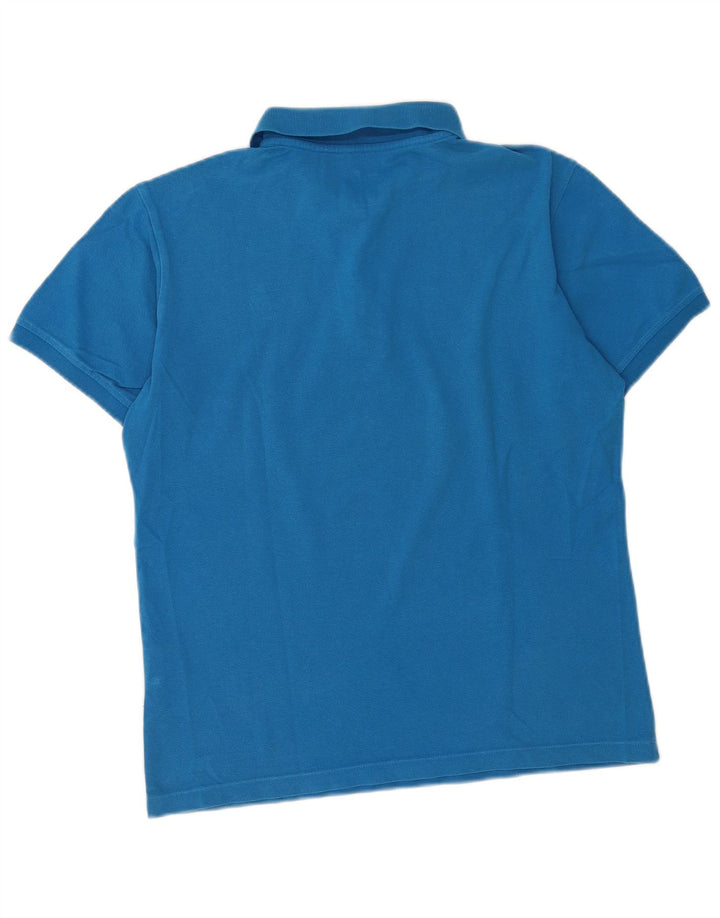 Tricou polo Jack Wolfskin pentru bărbați, mare, albastru, bumbac