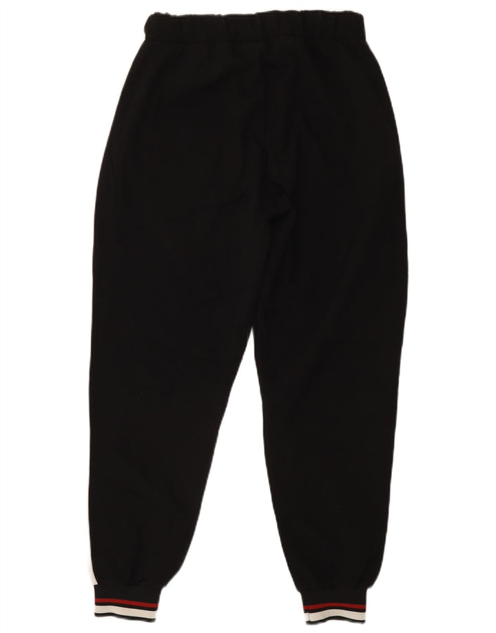 Pantaloni de trening Zara pentru femei Joggeri mici, negru, poliester color bloc