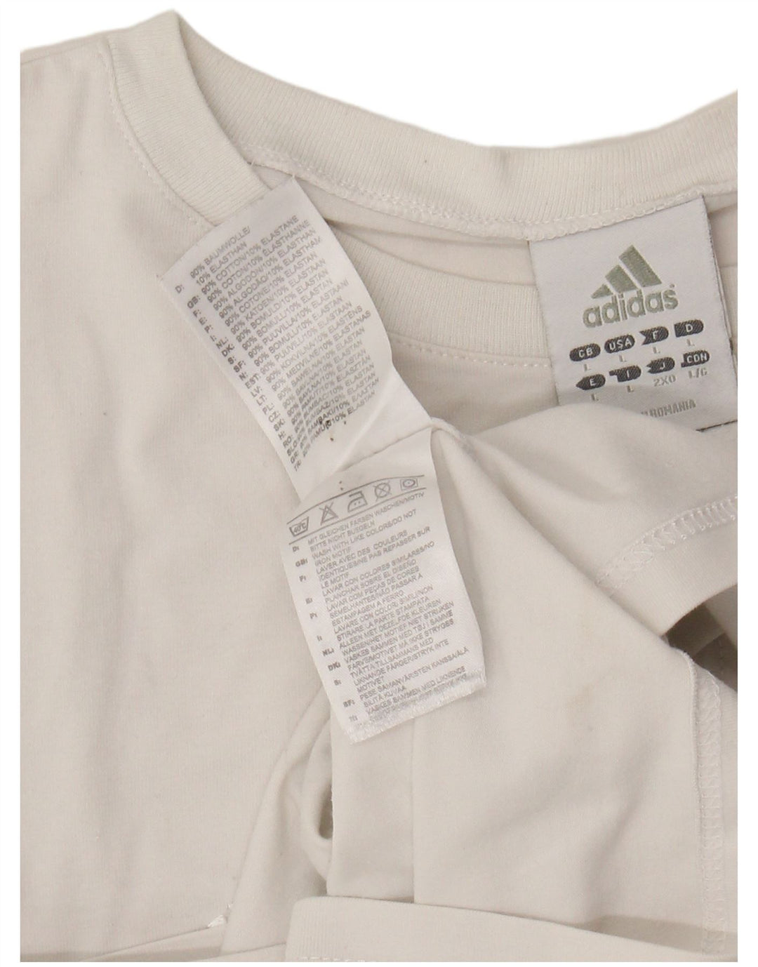 Tricou pentru femei ADIDAS UK 14 mare bumbac alb