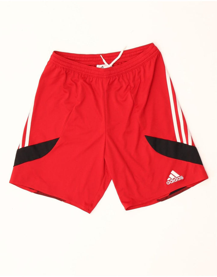 Pantaloni scurți sport Climalite ADIDAS pentru bărbați, roșu, poliester color bloc