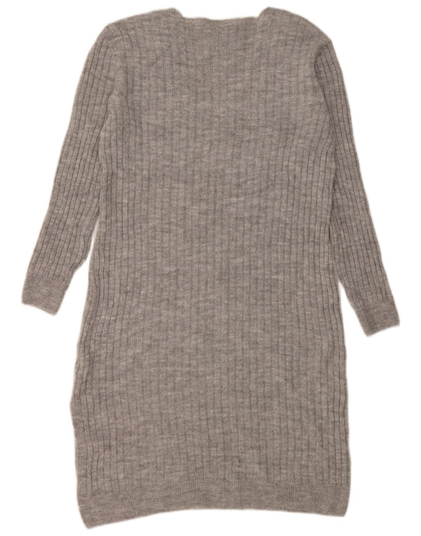 Rochie Jumper pentru femei Lipsy UK 16 mare, gri acrilic