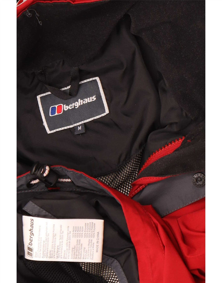 Jachetă de ploaie cu glugă pentru bărbați Berghaus UK 38 Poliester roșu mediu