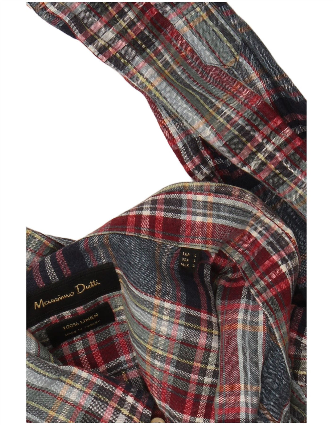 Cămașă Massimo Dutti pentru bărbați, in carouri, multicoloră