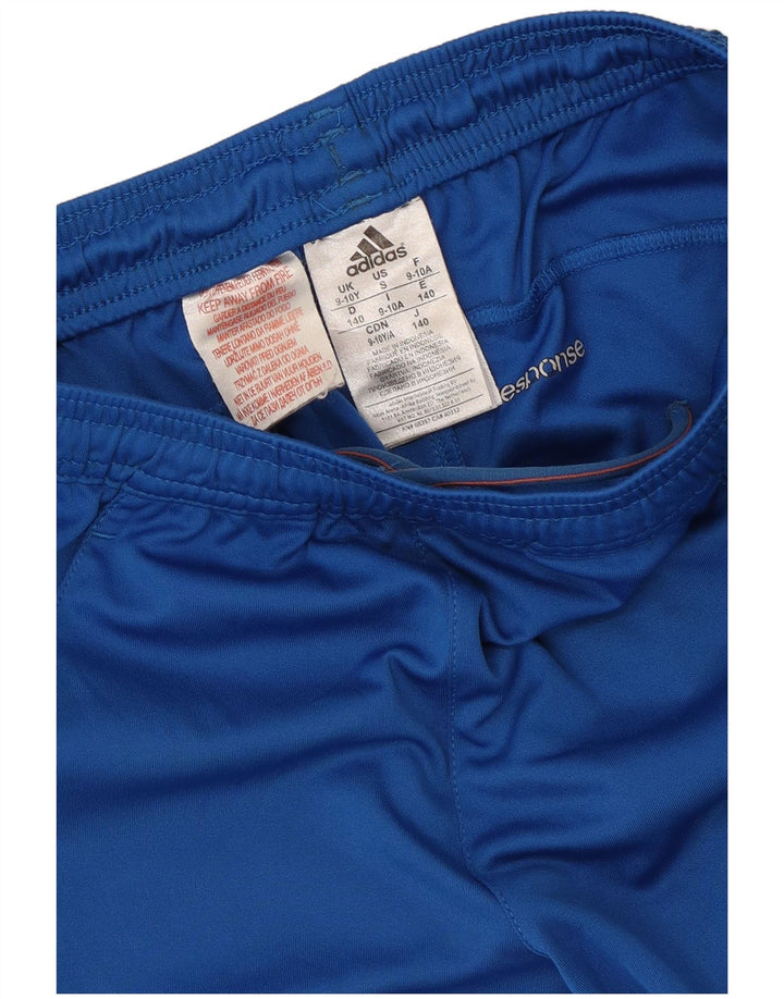 Pantaloni scurți sport pentru băieți Adidas Climalite 9-10 ani poliester albastru