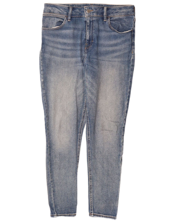 Topshop Womens Skinny Jeans W34 L29 Blue Cotton