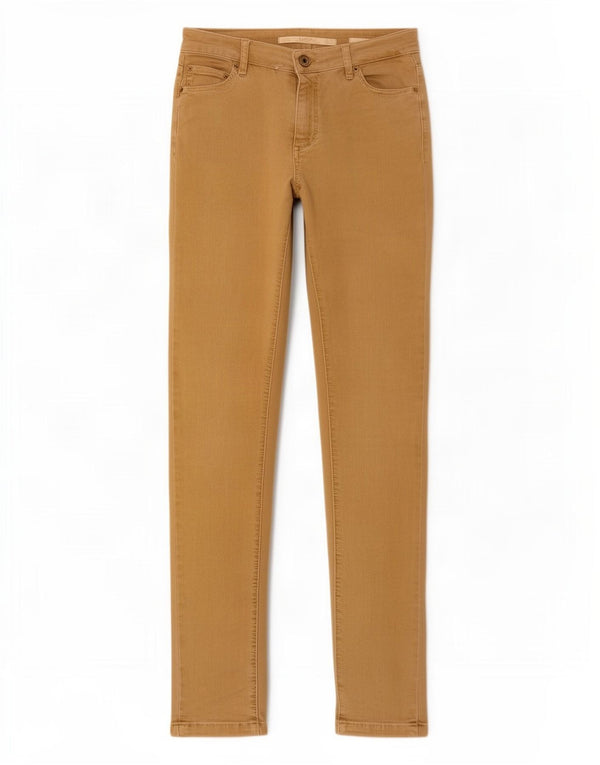 Blugi slim pentru femei Zara EU 34 2XS W24 L29 Maro