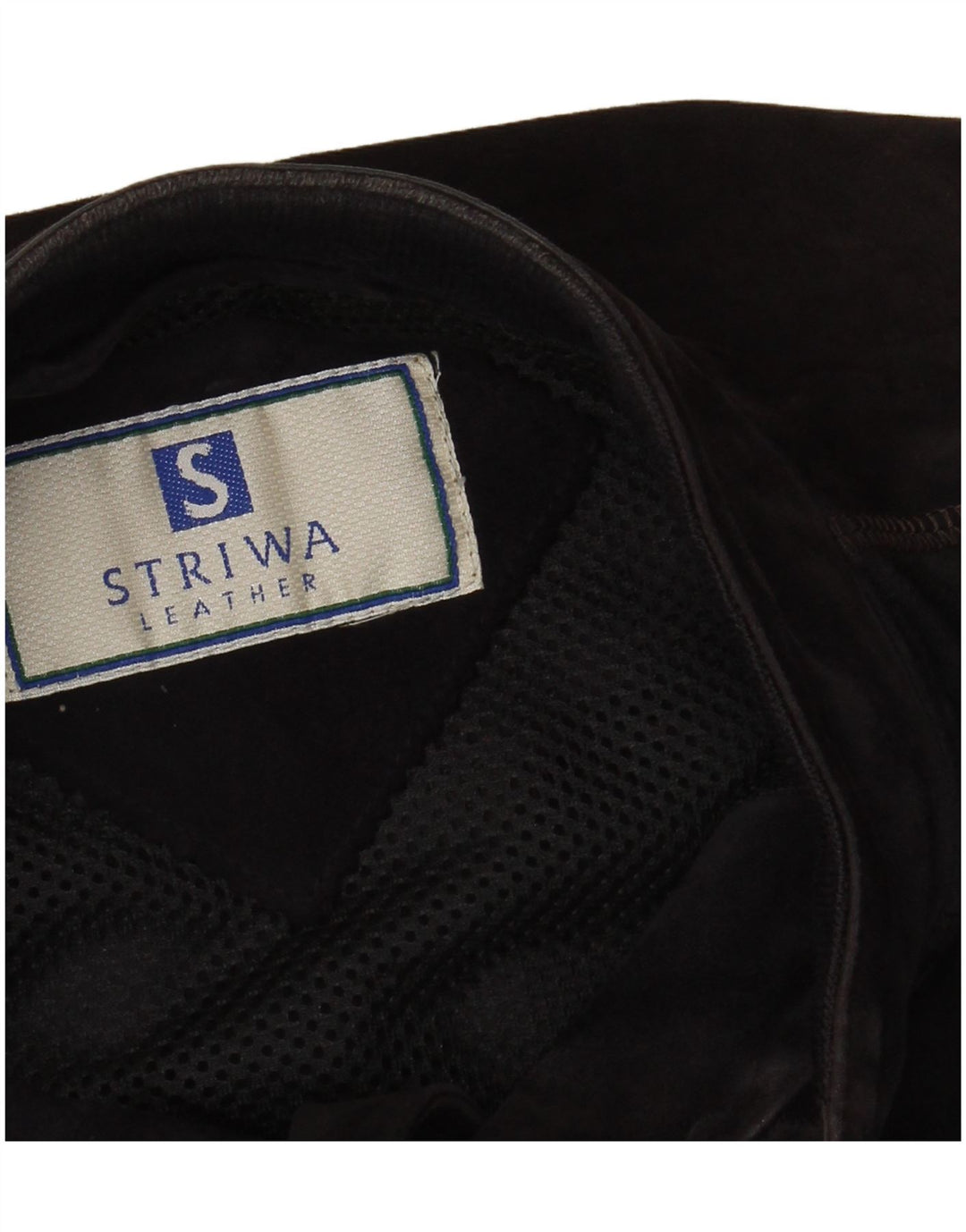 STRIWA Gilet de piele intoarsa pentru barbati UK 38 Medium Bleumarin Piele