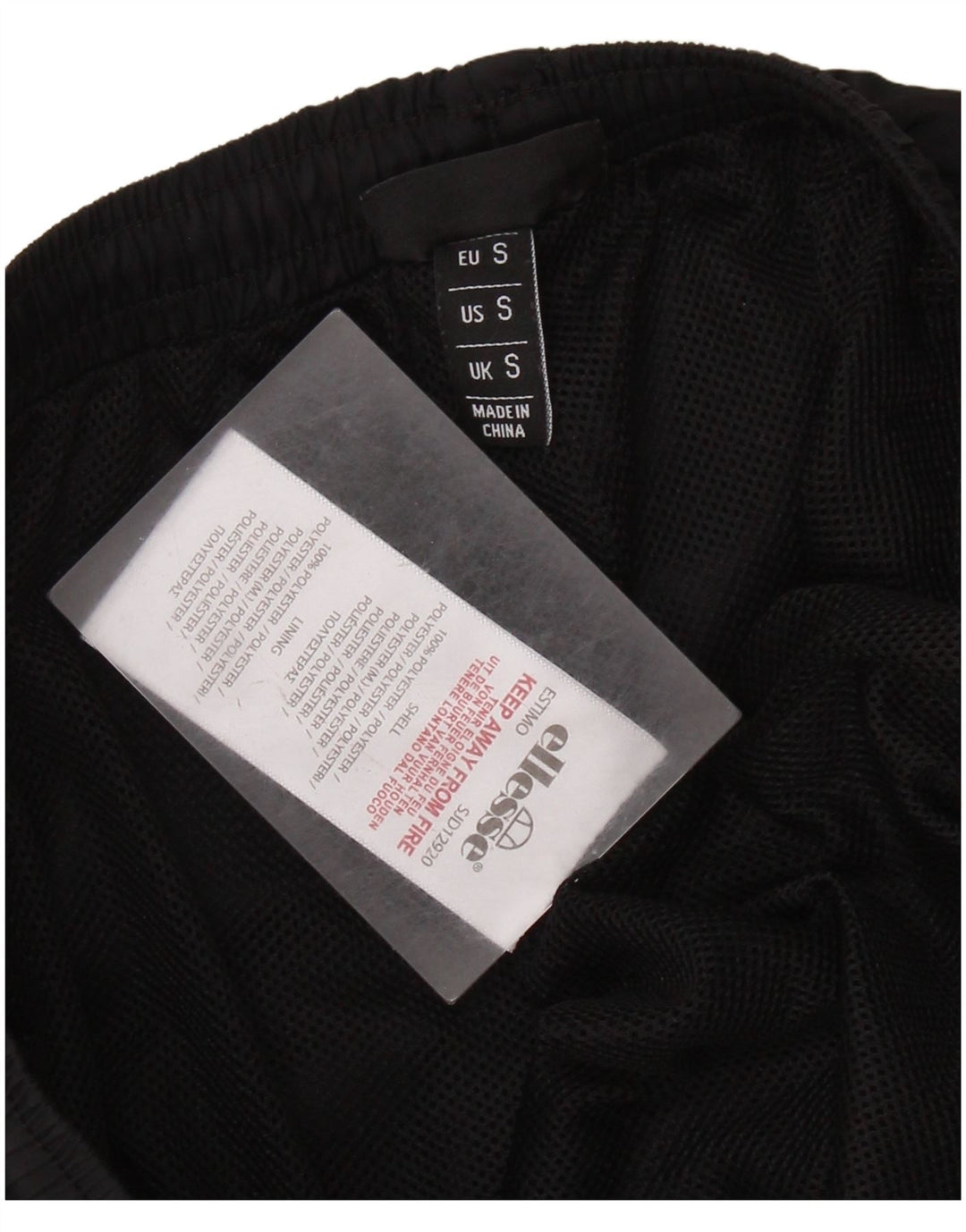 ELLESSE Pantaloni de trening grafic pentru bărbați Pantaloni de jogging Mici Poliester negru
