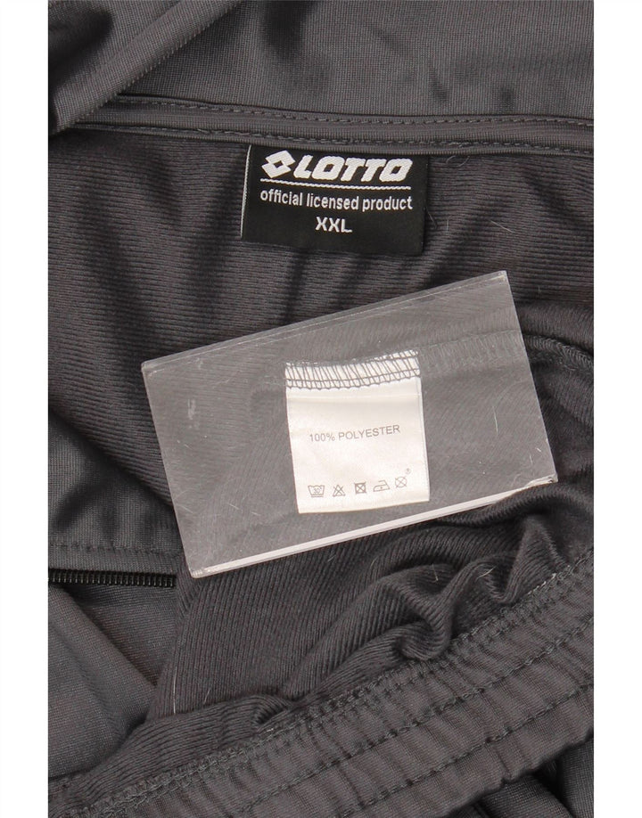 Jachetă de trening pentru bărbați Lotto, 2XL, poliester gri