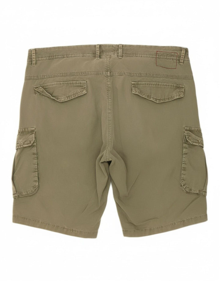 MARSHALL ANGEL Mens Cargo Shorts W40 XL  Khaki Cotton