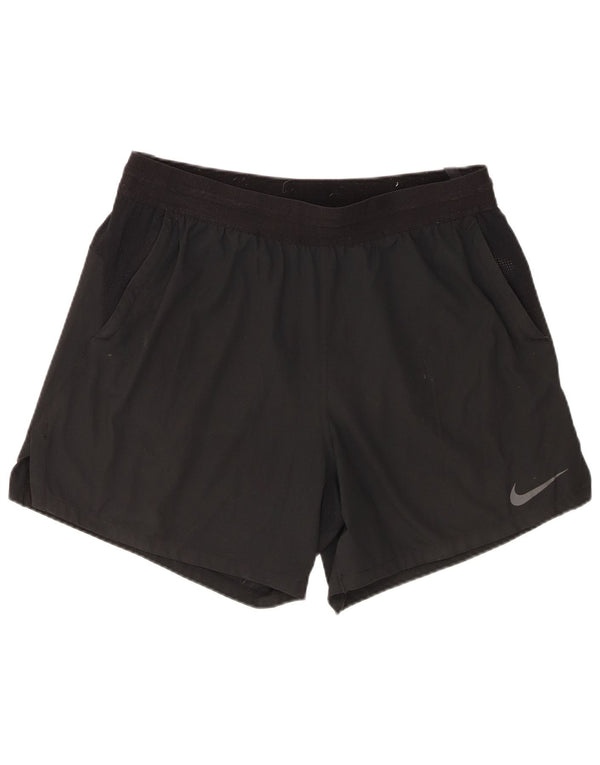 Pantaloni scurți sport Nike Dri Fit Standard Fit XL, negru, poliester