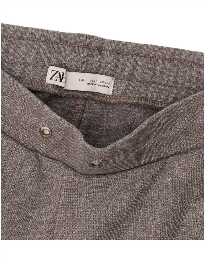 Pantaloni de trening Zara Femei Joggeri UK 8 Small Gri