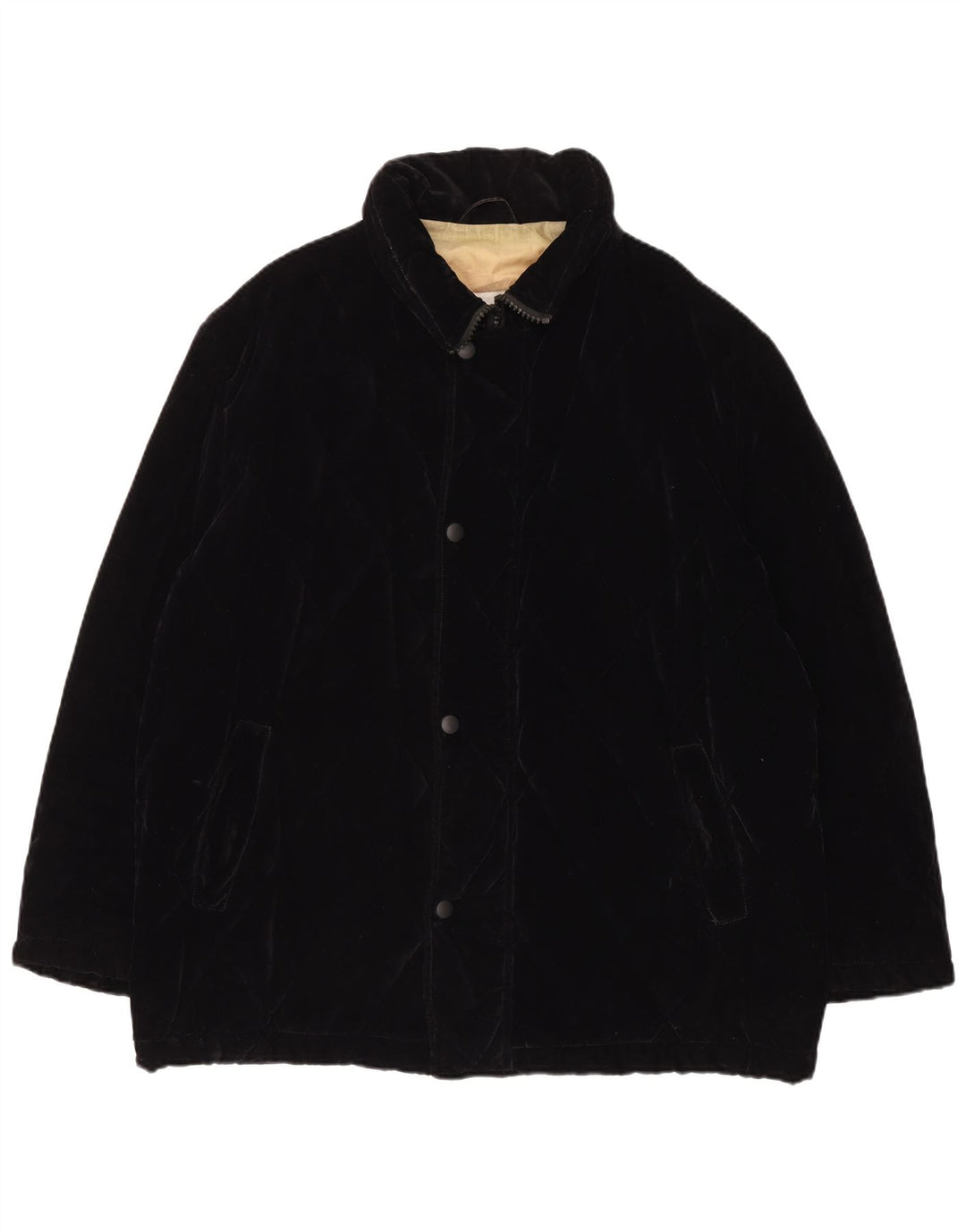 Jachetă de vânt matlasată pentru bărbați Trussardi IT 54 2XL, bumbac negru