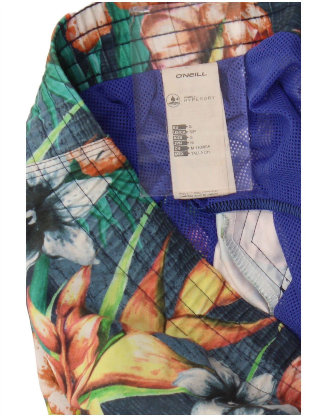 Pantaloni scurți de înot O'Neill pentru bărbați, poliester, albastru, floral