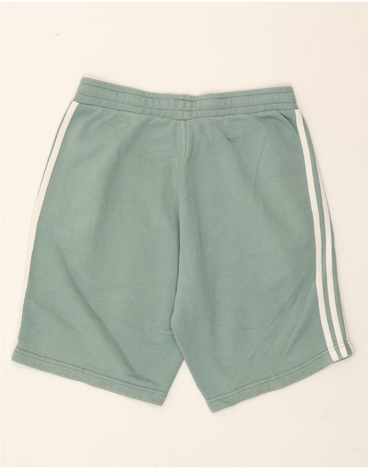 Pantaloni scurți sport pentru bărbați Adidas, bumbac verde mic