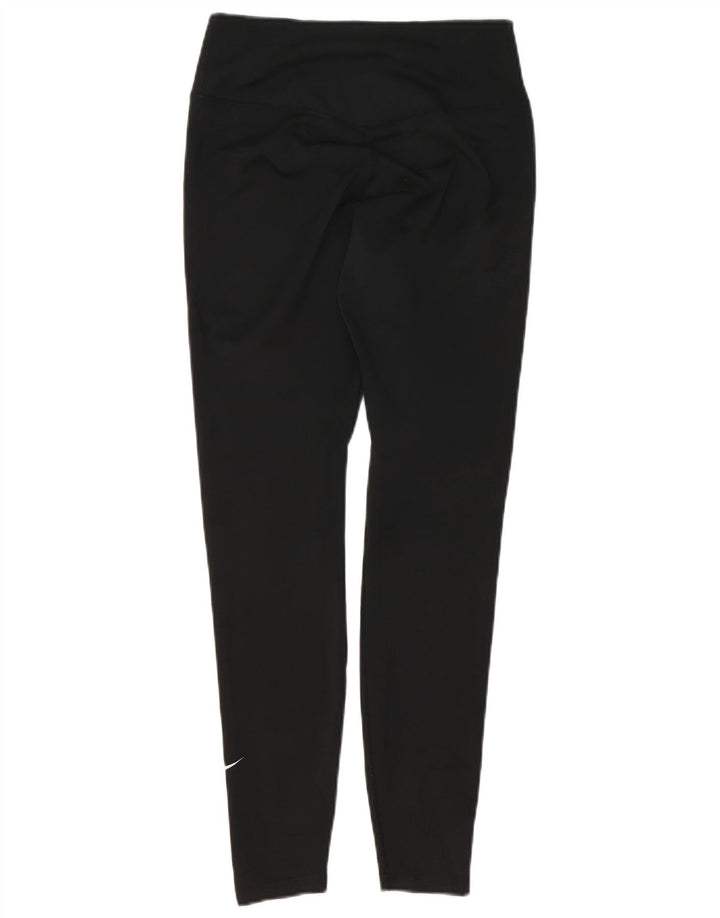 Leggings pentru femei Nike UK 12 Poliester mediu negru