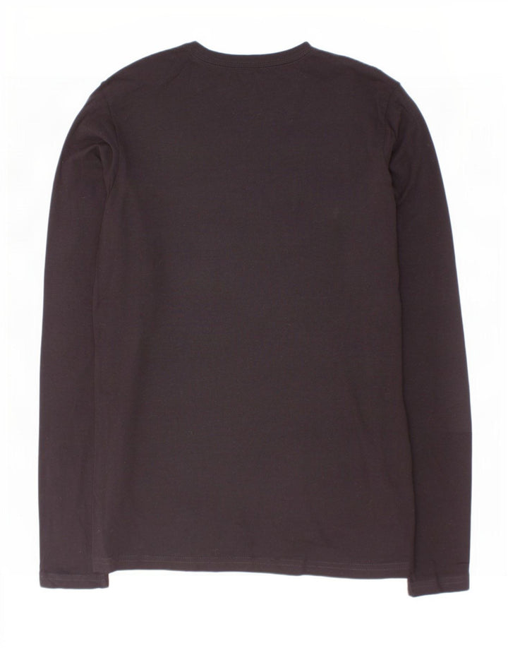 Jack & Jones pentru băieți, bluză grafică cu mânecă lungă, 13-14 ani, negru