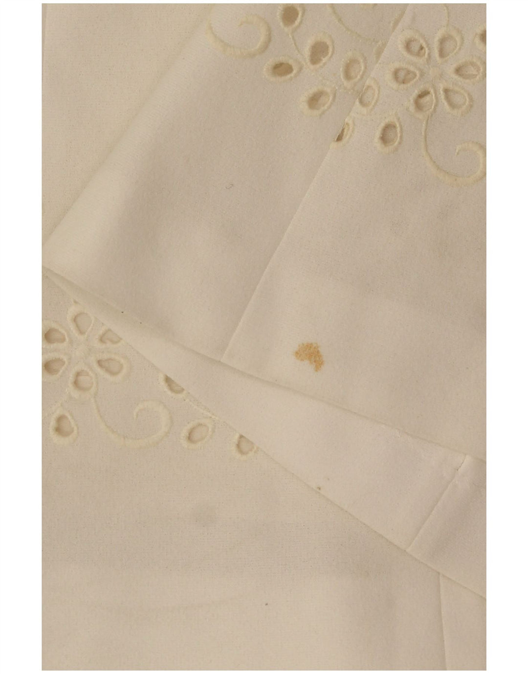 Rochie A-Line Vintage pentru femei IT 42 Poliester Floral Alb Mediu