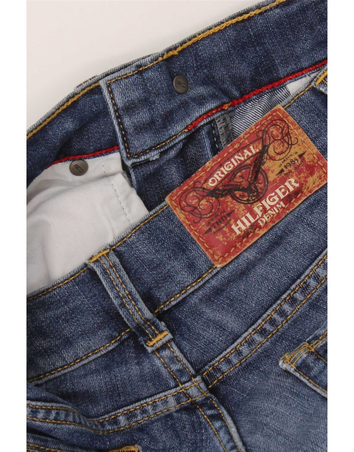 Blugi drepti pentru femei Tommy Hilfiger W26 L30 albastru