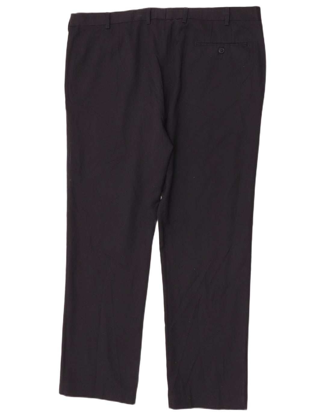 Pantaloni de costum pentru bărbați Marks & Spencer, cu tăiere obișnuită, L42 L31, poliester bleumarin